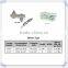 Power line hardware deadend hardware hot dip galvanized 6409 steel offset guy clamp with curved clamping