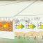 evaporative cellulose paper wet pad cooling system for poultry farm
