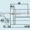 China made 3500N load electric linear actuator with gear motor