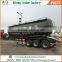 3 axles V shaped 60T dry cement silo trailer powder transport tank bulk trailer