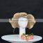 Abstract fiberglass egg head mannequin head for hat display