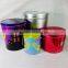 Wholesale clear box popcorn favor tin can