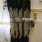 Noble Luxury Design Embroidery Fabric Ready Made Window Curtain With Valance And Sheer Set