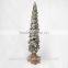 Artificial christmas adornment resin snowing christmas tree