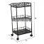 Portable manicure furniture cabinet with movable stool inside for Nail Salon TKN-2992