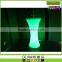 Intelligent outdoor LED furniture UV-resistant Glowing Illuminated Rechargeable interactive led table party LED cocktail table