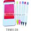 Plastic mobile phone table holder with pen set