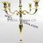 Aluminum candelabra 5 candle, candelabra, chandle holder, wedding candelabra