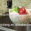 2017 New design Plastic salad/fruit cutter bowl/Plastic salad cutter bowl for Kitchen