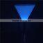 Plastic Outdoor Bar Furniture LED Plastic Table with RGB 16 Color Changing 56*56*56cm