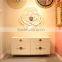 MDF material white Cabinet for living room