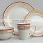 8"colorful plate and 300ml colorful mug ceramic
