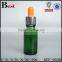 cosmetic packaging promorion orange dropper bottle glass cost price essential oil green glass dropper bottle best sellers