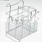 43005 Steel Wire Sink Basket Cutlery Holder Cooking Utensils Storage Kitchen Rack