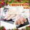 New style red Christmas professional artificial nails