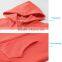 Women thin fleece hoodies plain full zip hoodies