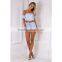 stripe design off shoulder ladies sexy crop top custom sexi top and girl