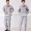 worker uniform gray color cotton blended worker uniform with high quality