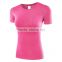 Custom short sleeve t-shirt running fitness apparel for women clothing