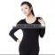 Top Brand High Quality Soft Modal Men And Women Thermal Underwear Long John Set Solid Colors