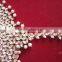 GOLD tone TCRYSTAL pearl PAYAL Anklets toe ring barefoot sandal