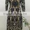 embroidery floral fashion long ladies evening dress