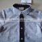 TC fabric Printed Stand Collar Boys Shirt Long Sleeve