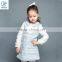 2017 Spring Girls Woolen A-line Dress Children's Clothing Lone Sleeve Lace One-pice Designs For Girl