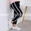 S33605W Child Boys and girls striped long pants bell bottom pant trousers