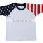 Factory price wholesale fashion boutique boys t-shirts July 4 patriotic style of design