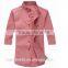 Men dress shirts cotton fabric fashion three-quarter sleeve men shirt