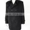 wholesale luxurious 450g/sm classic style men's pure cashmere coats with buttons