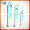 Custom Advertising Feather Beach Flags with Poles