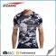 Low MOQ Work Out Christmas mens tight gym shirts