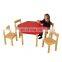 Unique design kindergarten furniture widely used preschool classroom furniture bentwood tables and chairs sets for kids