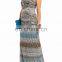 Latest gown designs crochet knit maxi dress new long party evening dress 2015