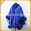 Fox Fur Shawl Elegant Dress With Attached Cape