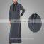 Popular Abaya Muslim Clothing Zip Hoodie Wholesale Thobe