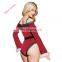 2017 New Arrival Sexy Red Velvet Santa Teddy Christmas Costume