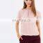 New Summer Womens Casual Chiffon Blouse Designs Short Sleeve Shirt Blouses