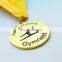 oem promotion cheap soft enamel logo sport gold gymnastics medal display