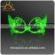 2017 butterfly shaped flashing LED sunglasses for women