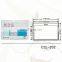 clear soft plastic vertical badge id card holder