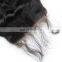 Cheap 100% INDIAN human virgin 9A grade natural hair lace closure in deep curly free part cuticle aligned hair