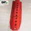 Red Powder Coated Perforated Galvanized Steel U-Channel Tube/Post