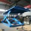 7LSJG Jinan SevenLift 1 ton one floor manual stationary hydraulic single scissor lift table platform