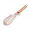 Wholesale High Quality Kitchen Tools Manual Wood Handle Silicone Egg Beater