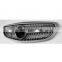 front diamond silver grill 2015- 2018 for mercedes benz C class w205 amg