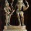 Buddhism temple decoration bronze lord shiva shakti statue