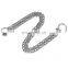 Double row chain collar chrome pet supplies dog collar